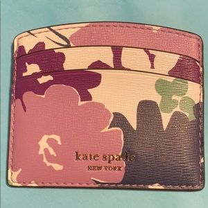 Kate spade floral card holder